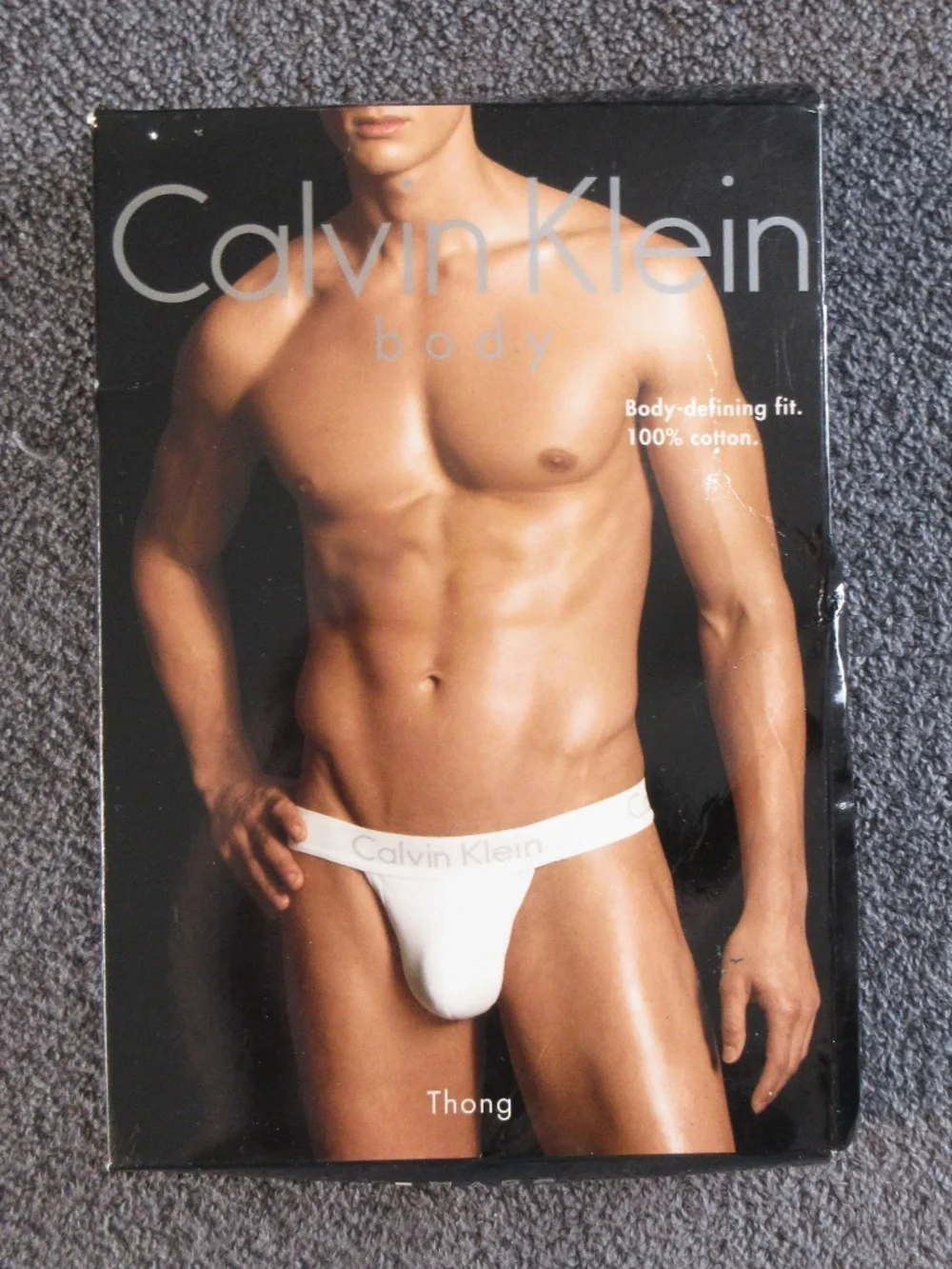 Men's Calvin Klein body cotton thong - XL - rare and discontinued